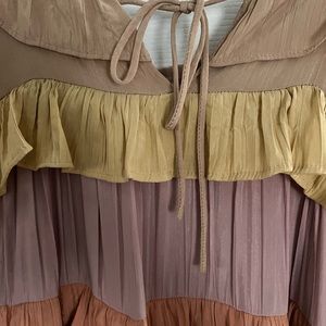 Storia muted multicolor midi dress